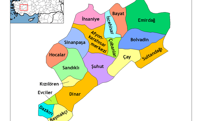ترکیه ناحیه اژه شهر افیون قره‌حصار